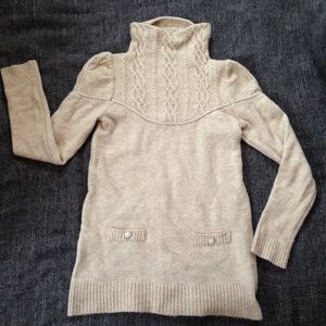 Women's Olive Des Olive Cream Turtleneck sweater